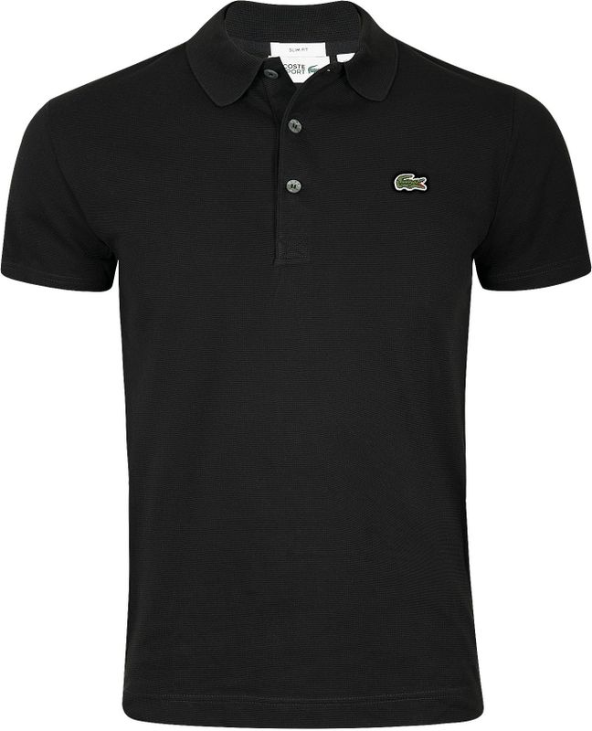 Lacoste - Sport - Polo - Zwart - Slim Fit - Ultra Lightweight Knit