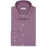 Seidensticker - Businessoverhemd - Paars - Regular 1/1 Kentkraag - Gestreept