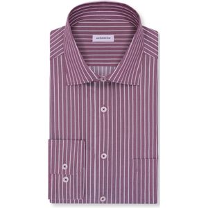 Seidensticker - Businessoverhemd - Paars - Regular 1/1 Kentkraag - Gestreept