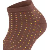 FALKE Multispot dames sneakersokken, cognac bruin (brandy)