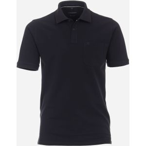 CASA MODA comfort fit heren polo, blauw -  Maat: 3XL