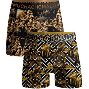 Muchachomalo boxershorts, heren boxers normale lengte (2-pack), Myth Egypt -  Maat: XL