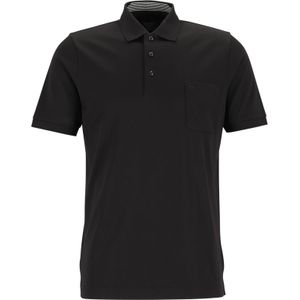 OLYMP Polo Casual, modern fit polo, active dry, zwart -  Maat: L