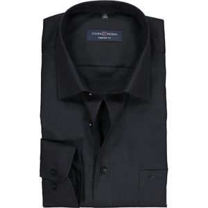 CASA MODA comfort fit overhemd, zwart 53