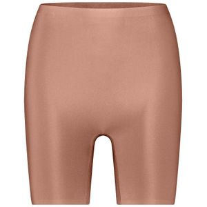 TEN CATE Secrets women high waist long shorts (1-pack), dames longshort hoge taille, roze bruin -  Maat: S