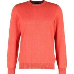 MARVELIS - Modern Fit - Trui - Koraal Oranje - Katoen