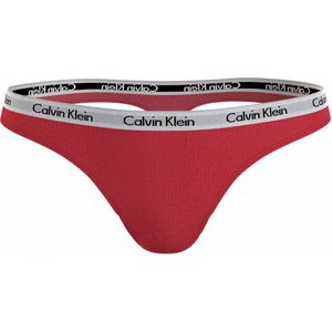 Calvin Klein dames thong (1-pack), string, rood -  Maat: XS