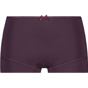 RJ Bodywear Pure Color dames short, aubergine -  Maat: 4XL