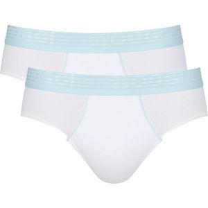 Sloggi Men EVER Cool Brief, heren slip met smalle zijkanten (2-pack), wit