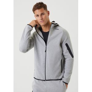 Vest Björn Borg Men Borg Tech Sweat Hoodie Light Grey Melange
