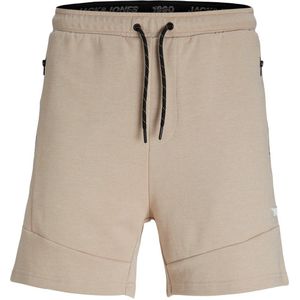 JACK & JONES Gordon Air Sweat Shorts regular fit, heren joggingbroek kort, beige