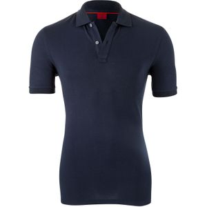 OLYMP - Level 5 - Poloshirt - Marine Blauw - Katoen - Slim Fit