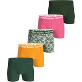 Bjorn Borg - Cotton Stretch - Boxershorts - Groen, Roze, Print, Oranje - 5-Pack