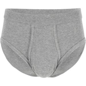 Ceceba heren slip met gulp, dubbelrib (1-pack), grijs