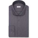 Seidensticker regular fit overhemd, popeline, grijs geruit