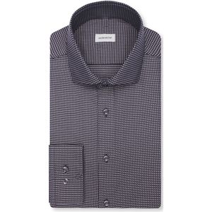 Seidensticker regular fit overhemd, popeline, grijs geruit