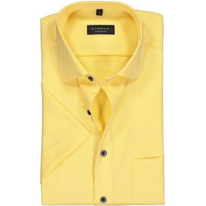 ETERNA comfort fit overhemd korte mouw, Oxford, geel 49
