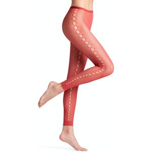 FALKE Supersize Net dames legging, engl. rose