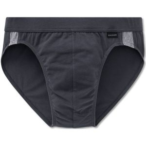 SCHIESSER Ebony slip (1-pack), heren rio slip antraciet