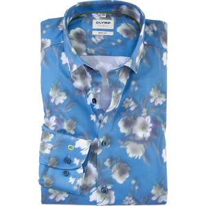 OLYMP - Level 5 - Body Fit Overhemd - Limoen - Popeline