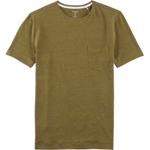 OLYMP Casual modern fit T-shirt, nougat -  Maat: XL