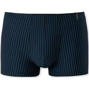 SCHIESSER Long Life Soft boxer (1-pack), heren shorts marine-zwart gestreept -  Maat: 4XL