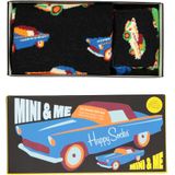 Happy Socks - Mini & Me Car Socks Gift Set - Unisex - 2-pack
