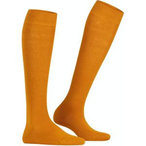 FALKE Family dames kniekousen, bruin (amber)