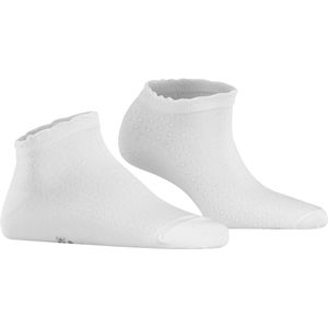 Burlington Montrose dames sneakersokken, wit (white) -  Maat: 36-41