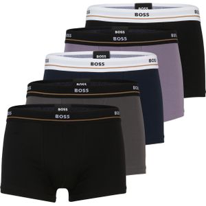 HUGO BOSS Essential trunks (5-pack), heren boxers kort, multicolor -  Maat: XL