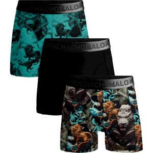 Muchachomalo boxershorts, heren boxers normale lengte (3-pack), Boxer Shorts Print/print/solid -  Maat: 3XL
