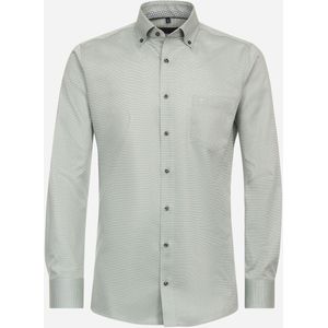 CASA MODA modern fit overhemd, dobby, groen 38