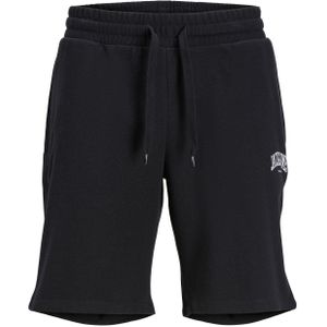 JACK & JONES Kane Josh Sweat Shortst loose fit, heren shorts, zwart -  Maat: S