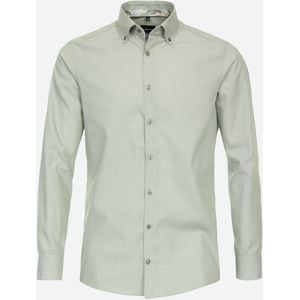 VENTI modern fit overhemd, popeline, groen
