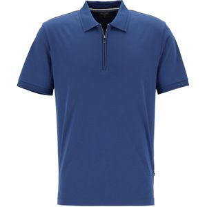 OLYMP Polo Casual, modern fit polo, blauw