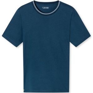 SCHIESSER Mix+Relax T-shirt - heren shirt korte mouw organic cotton strepen admiral