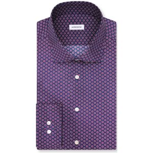 Seidensticker - Businessoverhemd - Paars - Regular 1/1 Kentkraag print