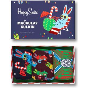 Happy Socks Happy Socks Macaulay Culkin gift box (3-pack), unisex sokken, unisex sokken - Unisex - Maat: 41-46