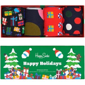 Happy Socks Gift Bonanza Socks Gift Set (4-pack), unisex sokken, kerst- en cadeausokken