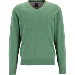 Redmond heren trui katoen, V-hals, groen