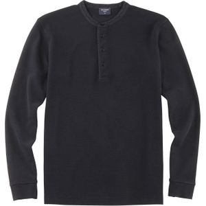 OLYMP Casual modern fit polo, zwart -  Maat: S