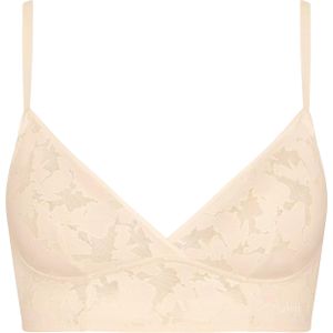 Sloggi Women ZERO Lace 2.0 Longline Bra, BH, beige