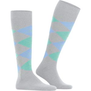 Burlington King heren kniekousen, grijs (lunar)