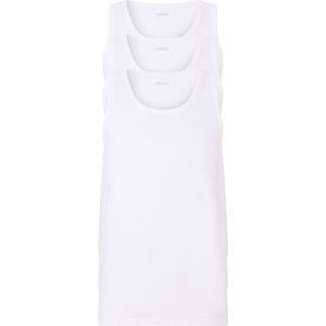 HUGO BOSS Classic Tanktops regular fit (3-pack), heren singlets O-hals, wit -  Maat: S