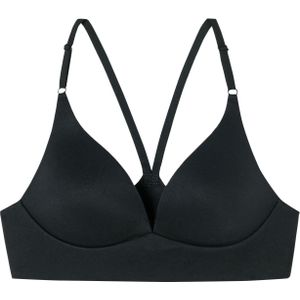 SCHIESSER Invisible Soft dames Lounge BH, voorgevormd met beugel, zwart