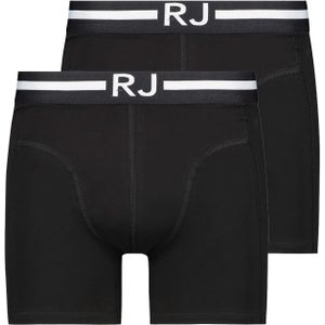 RJ Bodywear Everyday Breda boxer (2-pack), heren boxer normale lengte, zwart -  Maat: L