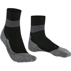 FALKE RU Compression Stabilizing dames running sokken, zwart (black-mix) -  Maat: 35-36