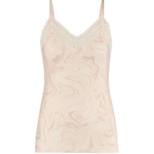 TEN CATE Secrets Lace women spaghetti top met kant (1-pack), dames singlet, zachtroze