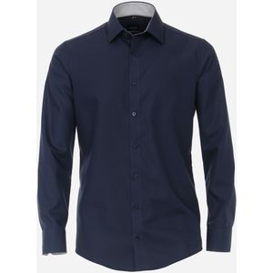 VENTI modern fit overhemd, popeline, blauw