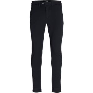 JACK & JONES Marco Connor Black loose fit, heren chino, zwart -  Maat: 42/38